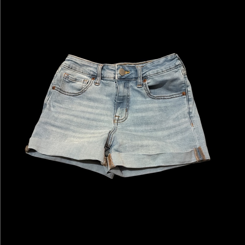 Aeropostale Faded Blue Denim Shorts